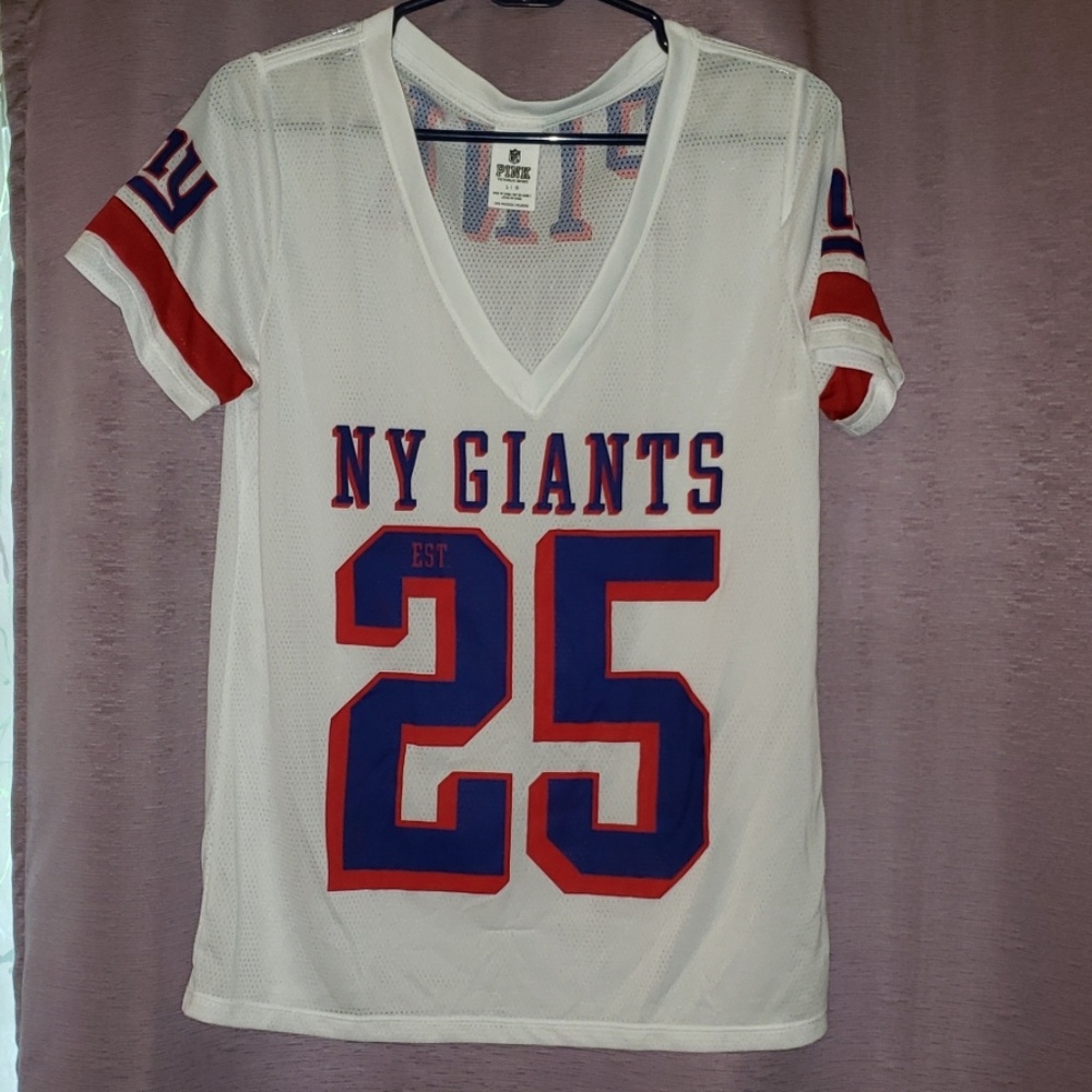 Pink NY Giants jersey